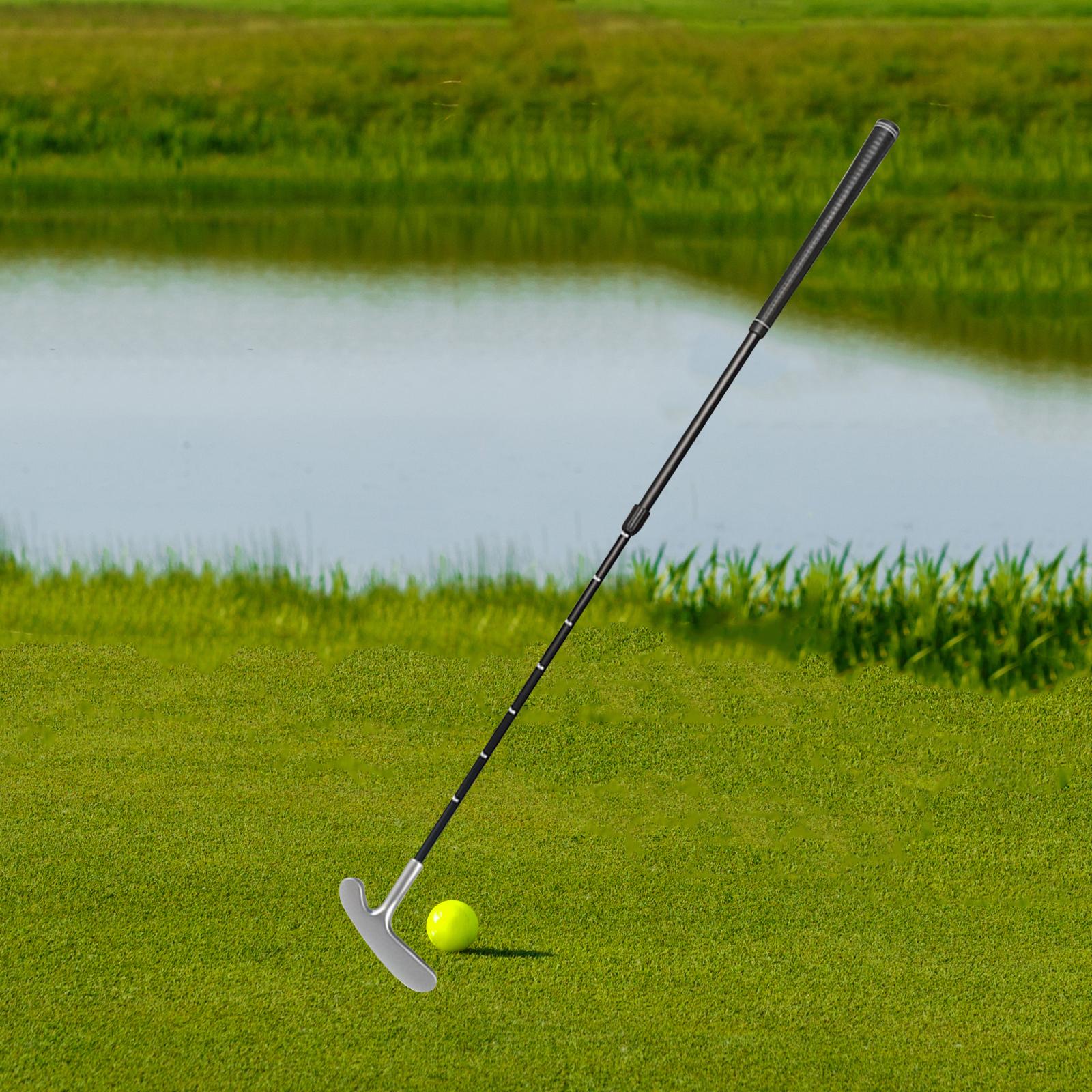 Telescopic Golf Putter Children Adjustable Length Adults Two Way Golf Putter Black