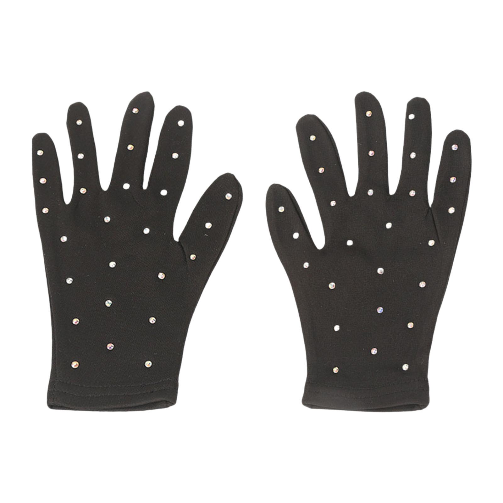 Figure Skating Gloves Black S