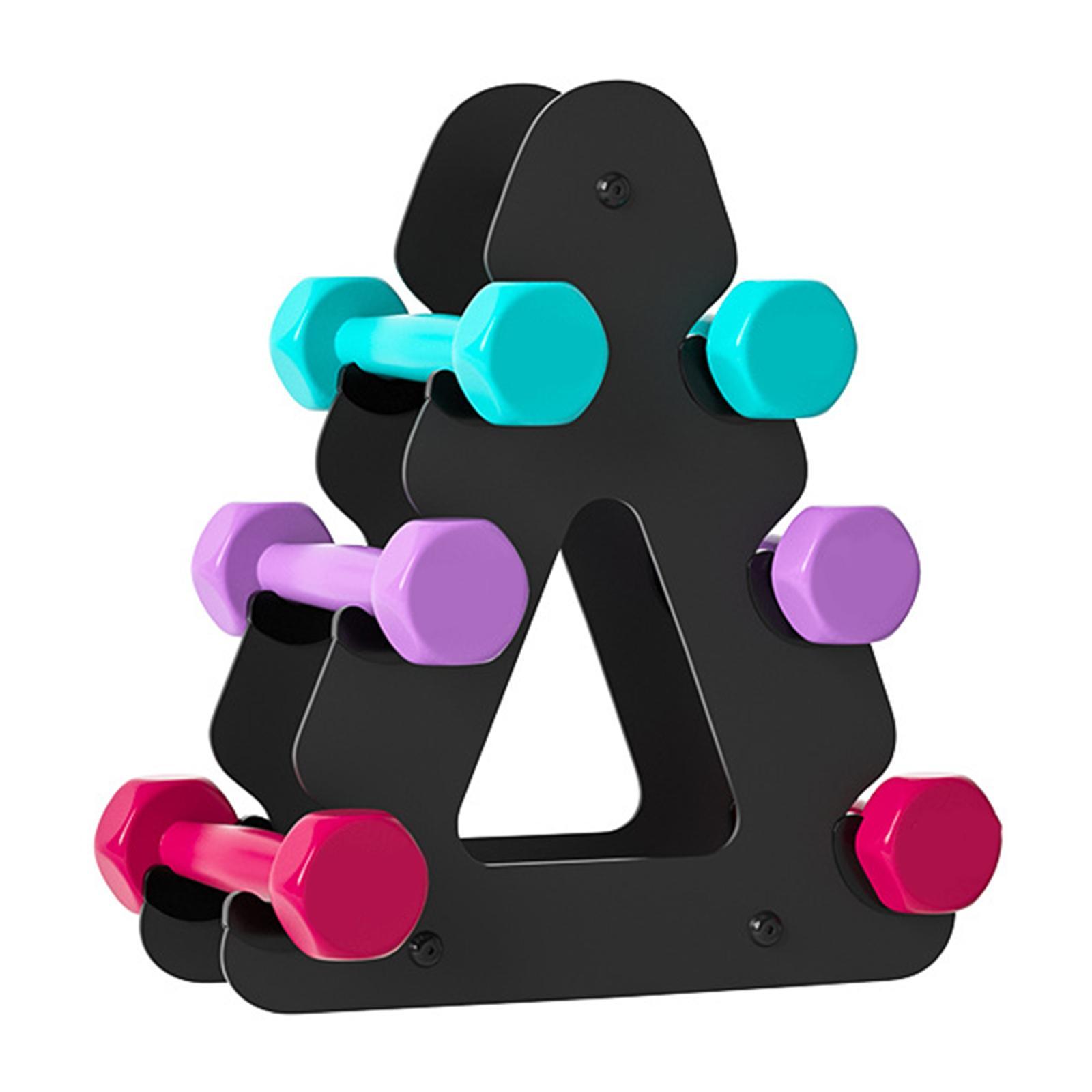 3 Tier Dumbbells Rack Organizer Holder for Exercise Training Weight Lifting