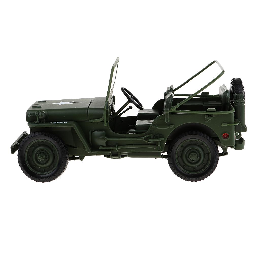 Alloy 1:18 Tactical Military Model Car World War II Vehicles for Childen Toy