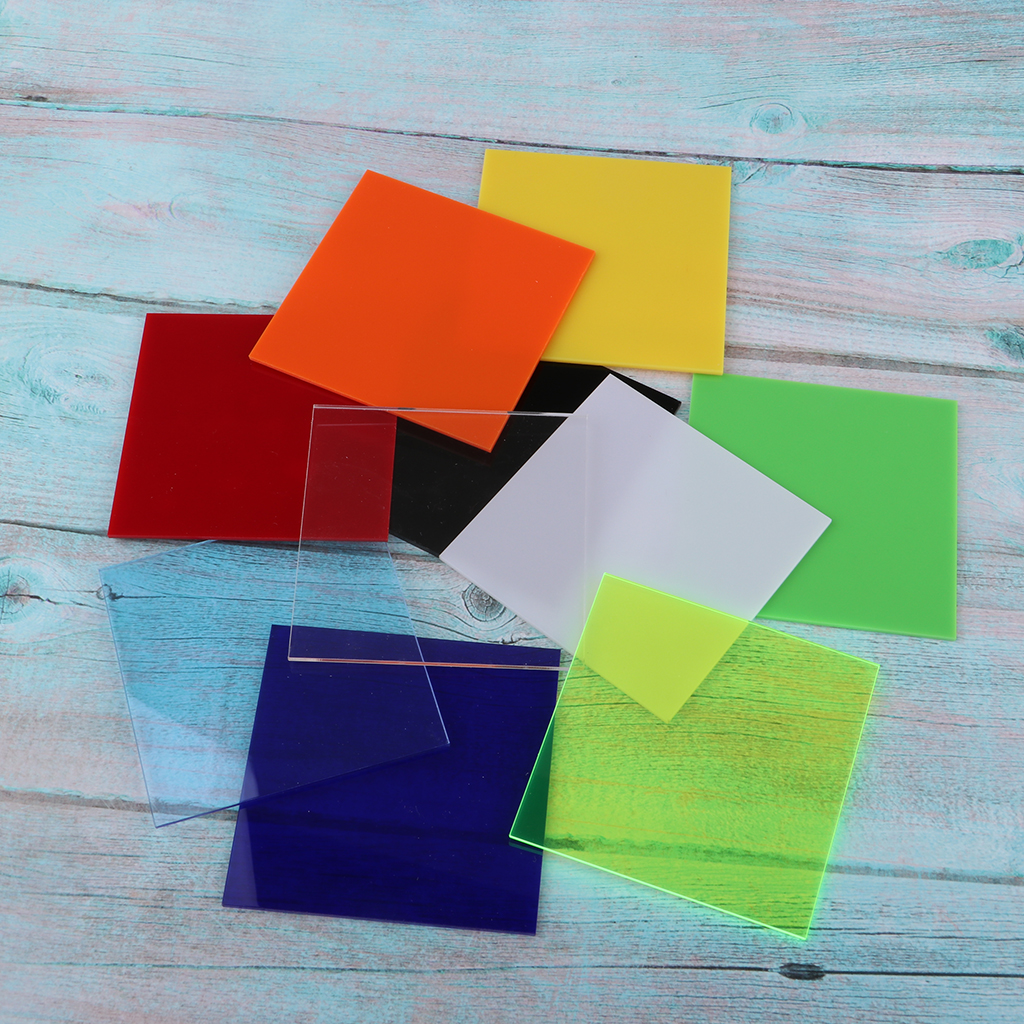Acrylic Board 10 Pieces 8x8cm