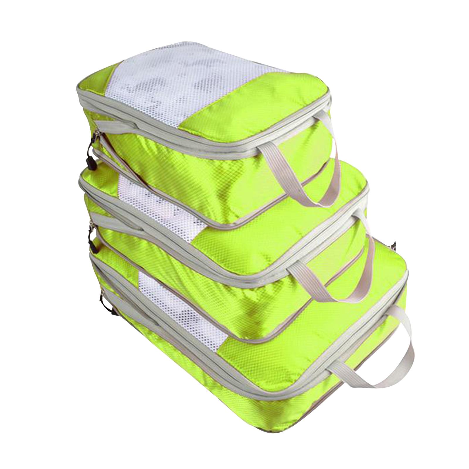 Compression Luggage Packing Organizer Bags Travel Accessories Green