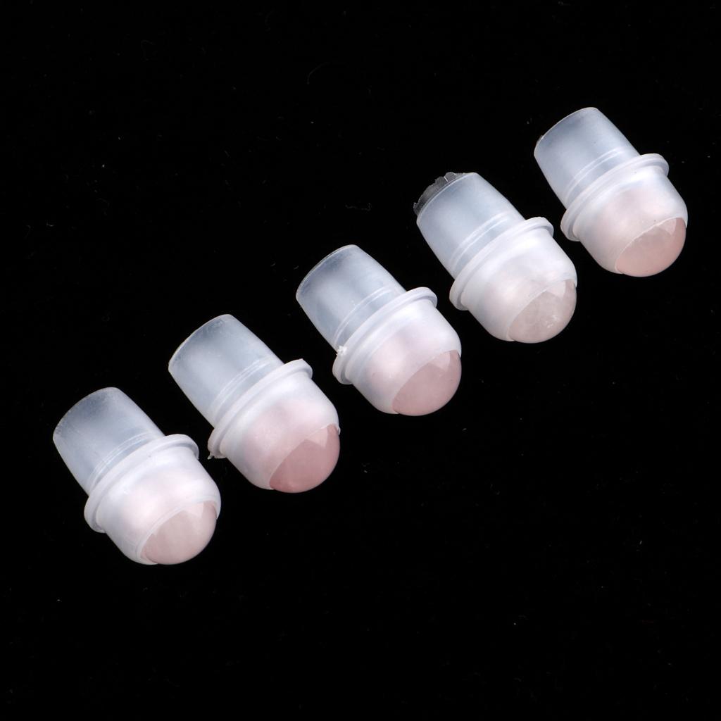 3x5Pcs Replacement Ball Roller Tops for Essential Oils Bottles  Pink