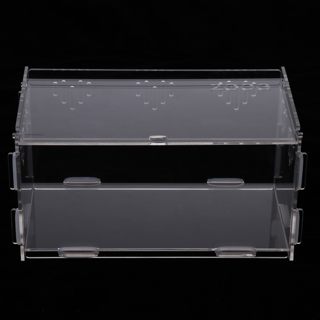 Acrylic Transparent Reptile Box Breeding Tank For Lizard Chameleon ...