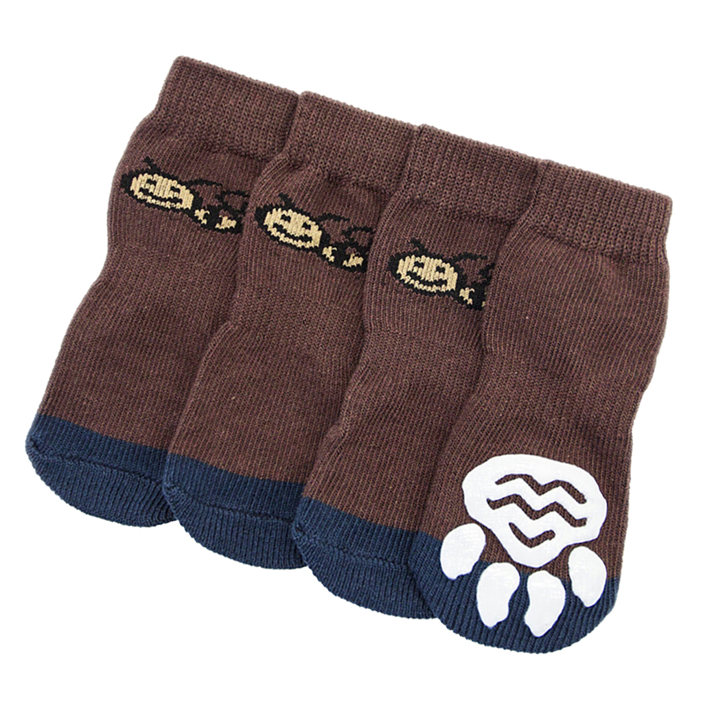 AntiRutsch Hundesocken für große bis sehr große Hunderassen, 4 Stück