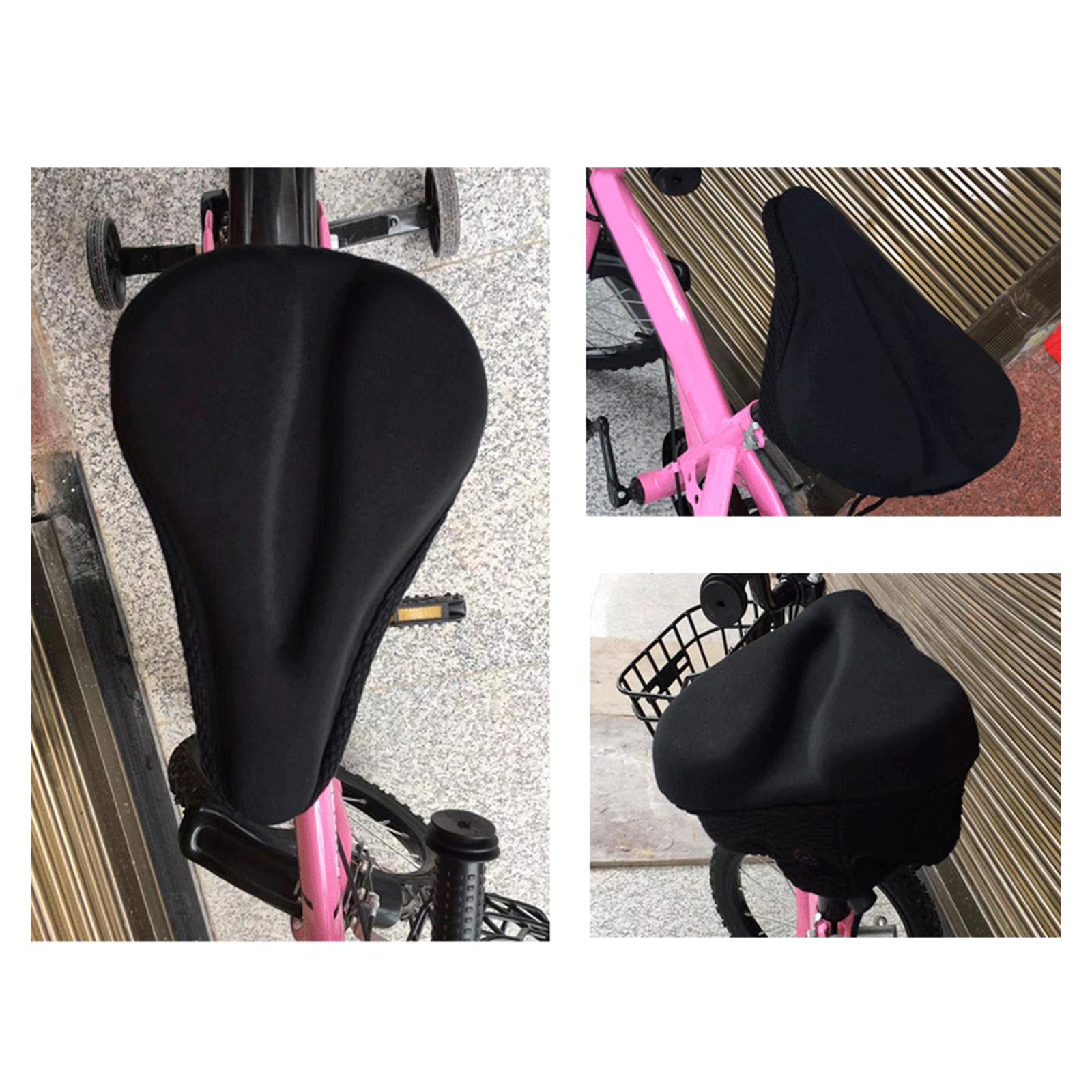 Bicycle Saddle Seat Cover Padded Cushion for Bike Cycling Straight Groove