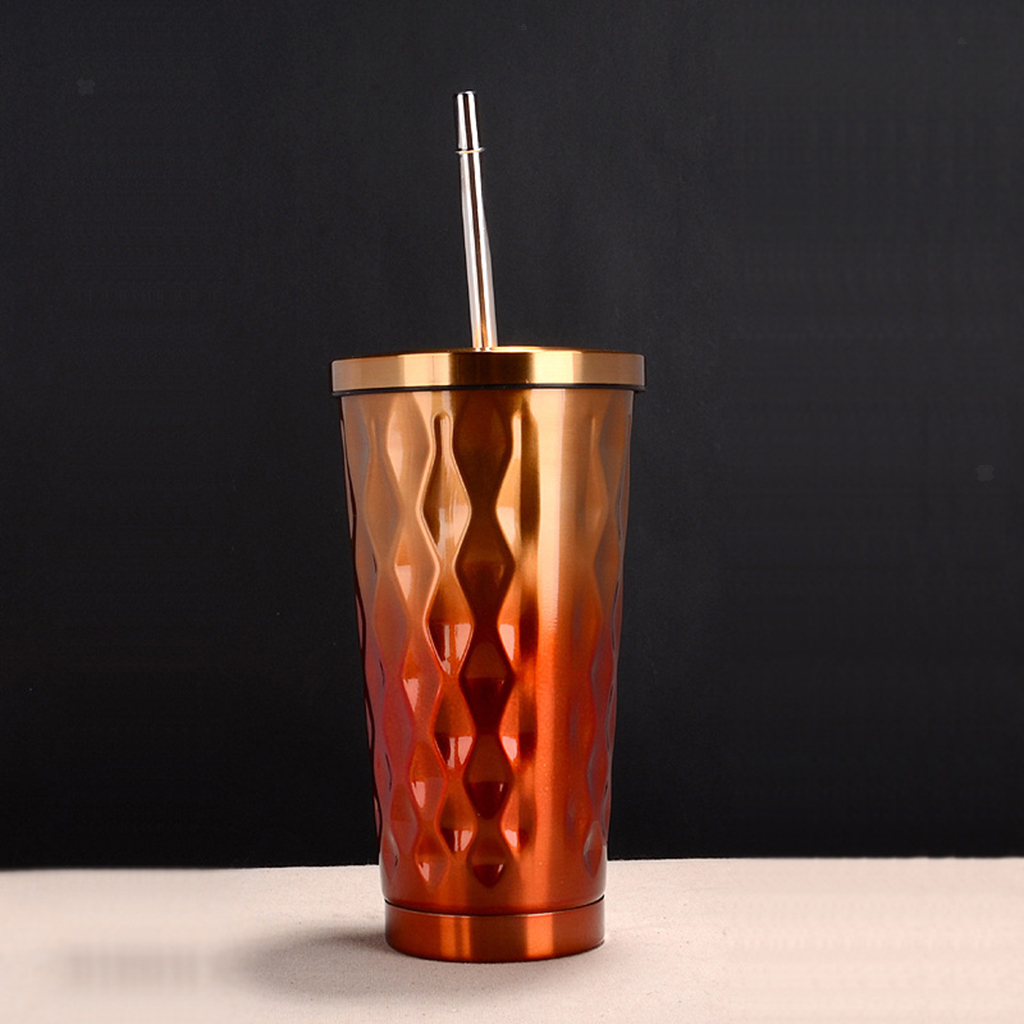 coffee travel mug with straw