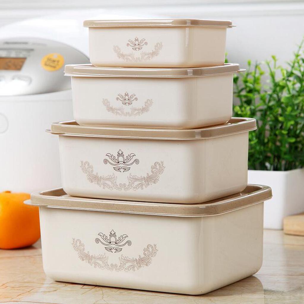 Kitchen Food Crisper Vegetable Container Cereal Snacks ...