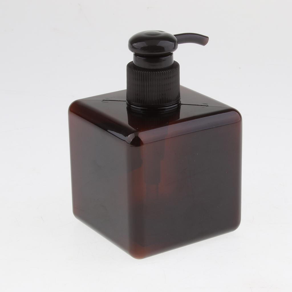  Dispenser Cosmetic Containers Bottle  Brown 250ml