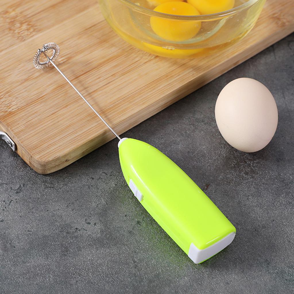 Handheld Stainless Steel Electric Egg Beater Milk Mixer Kitchen Tools Green