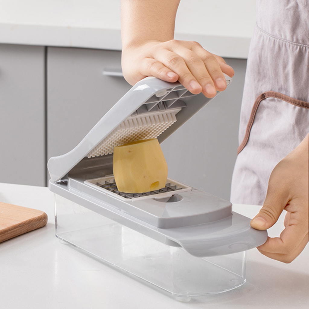 Manual Food Chopper Hand-Held Slicer Processor Vegetable Cutters