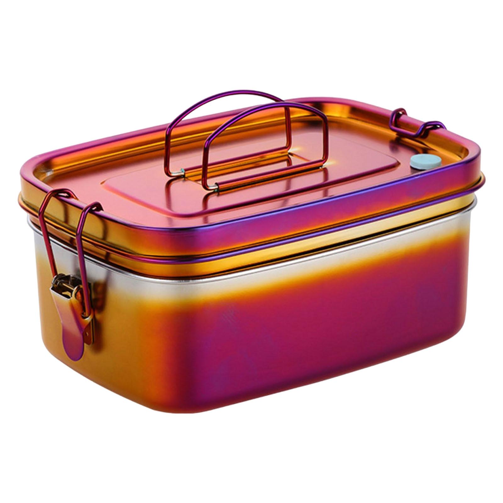 Bento Lunch Box Meal Prep Containers for Home Office Camping Red