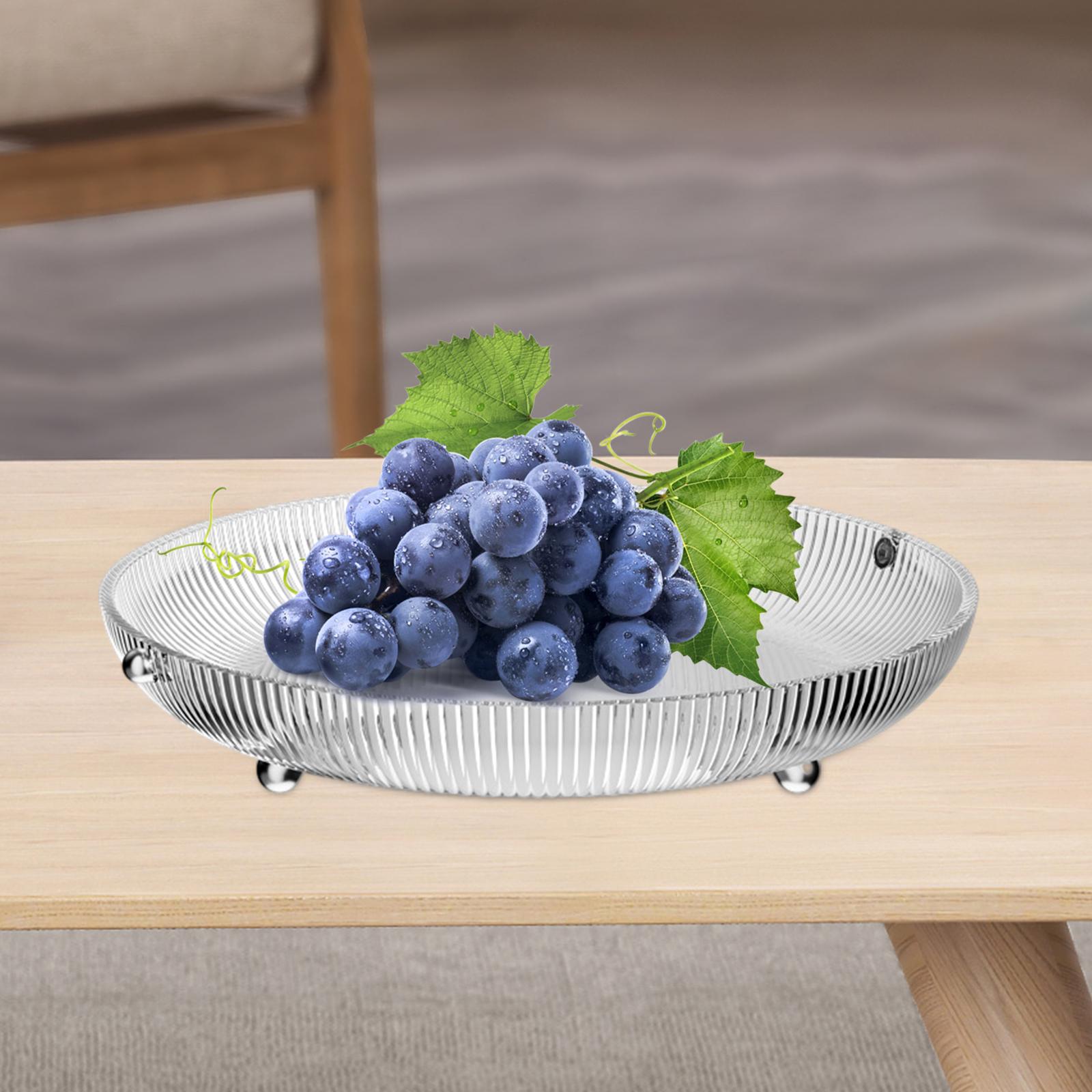 Fruit Snack Plate Salad Serving Tray for Thanksgiving Dessert Birthday Party