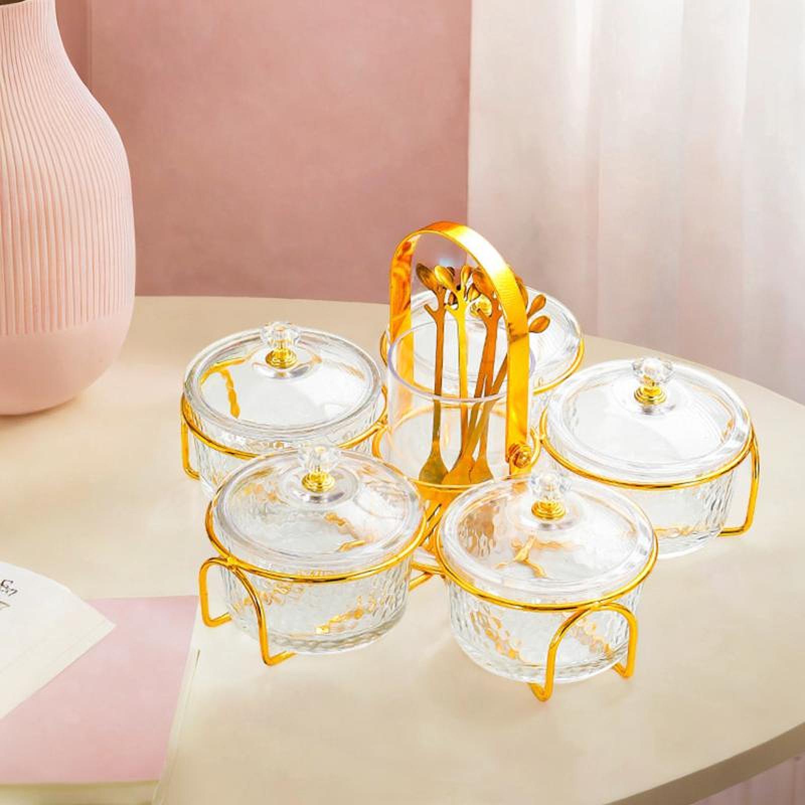 Appetizer Tray Ornament Multifunctional Serving Tray for Cookies Cakes Party clear