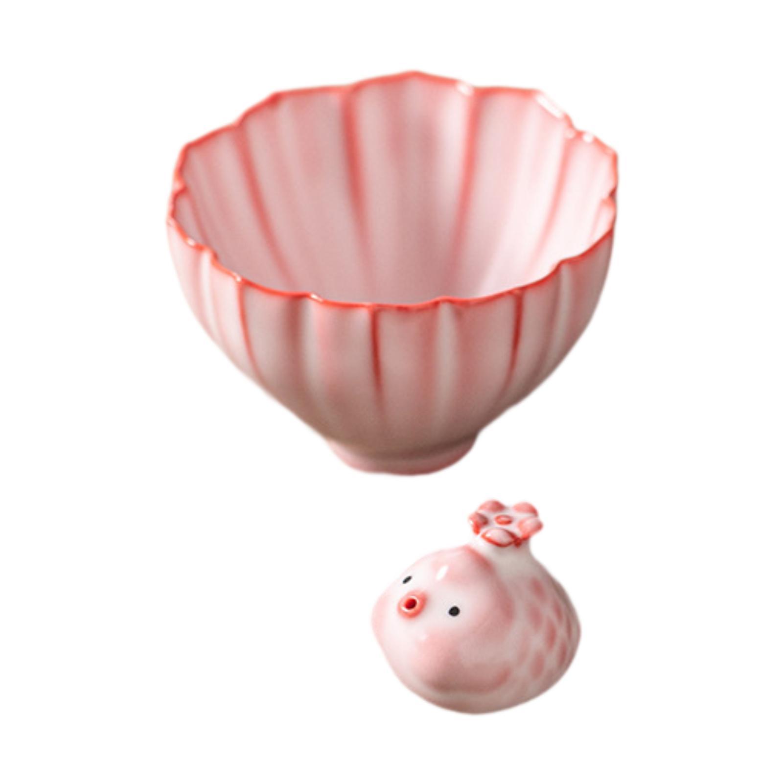 Ceramic Teacup with Tea Pet