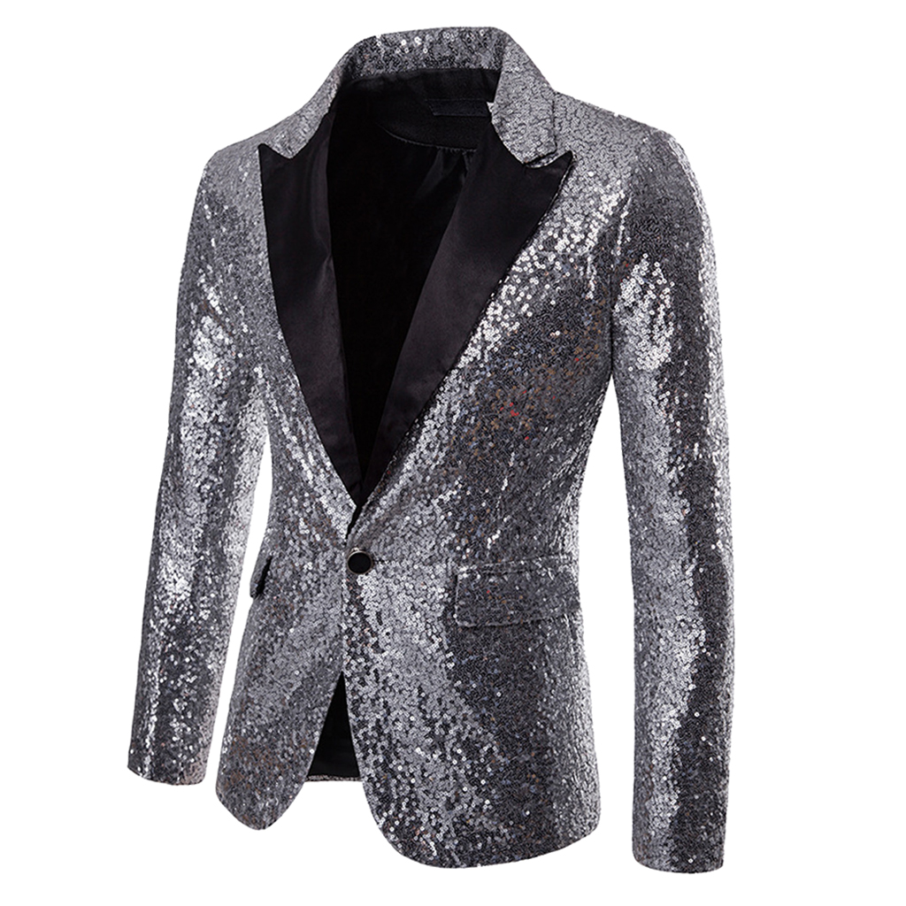 pink sequin suit jacket