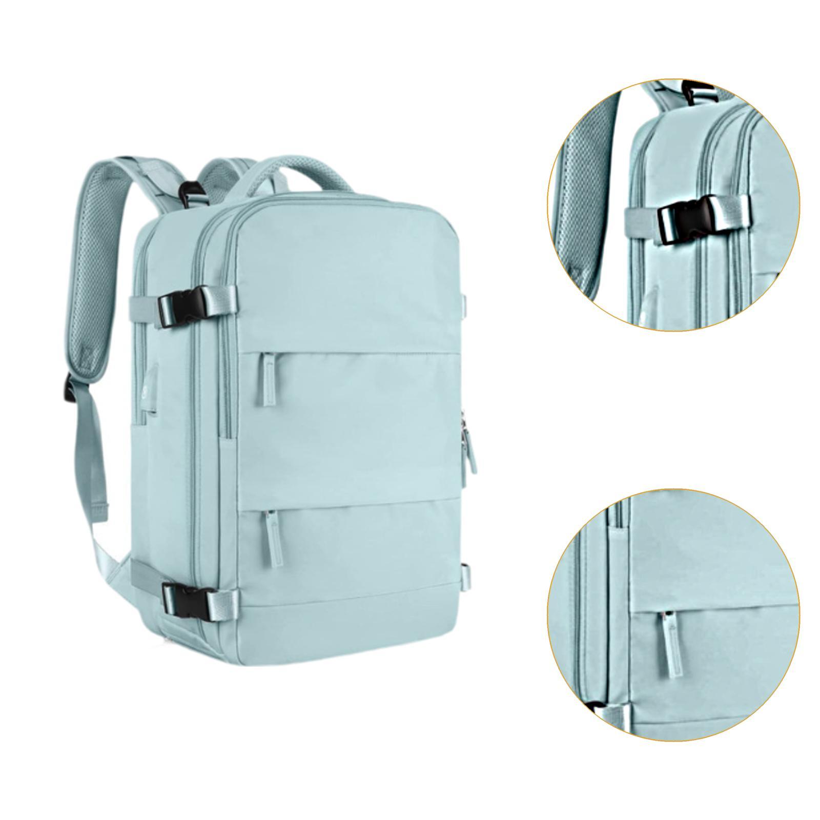 Travel Backpack Adults Carry on Backpack for Airplane Backpacking Weekender Blue