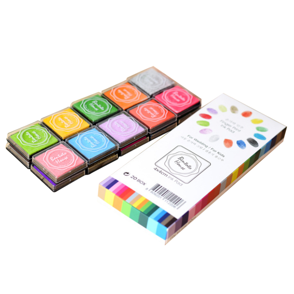 Fingerprint Ink Pad 20 Color