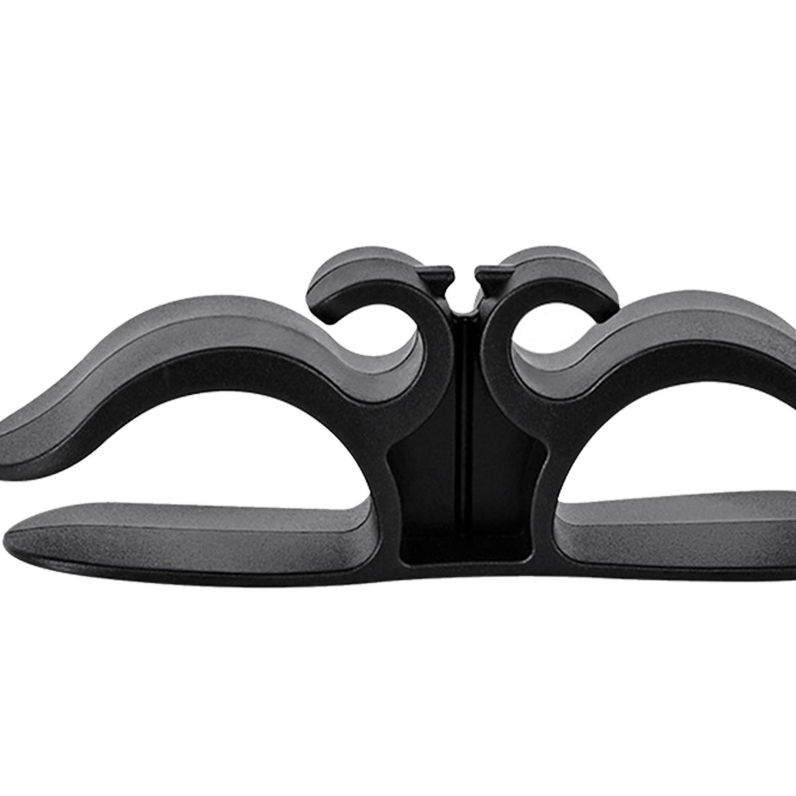 4x Cable Organizer Wall Mounted Office Cable Clips for Office Black