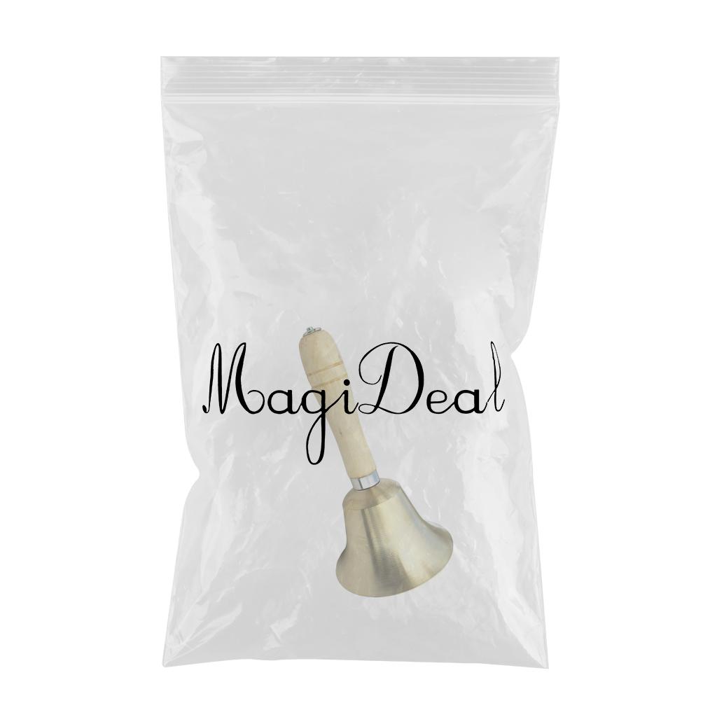 Copper Hand Bell with Wooden Handle