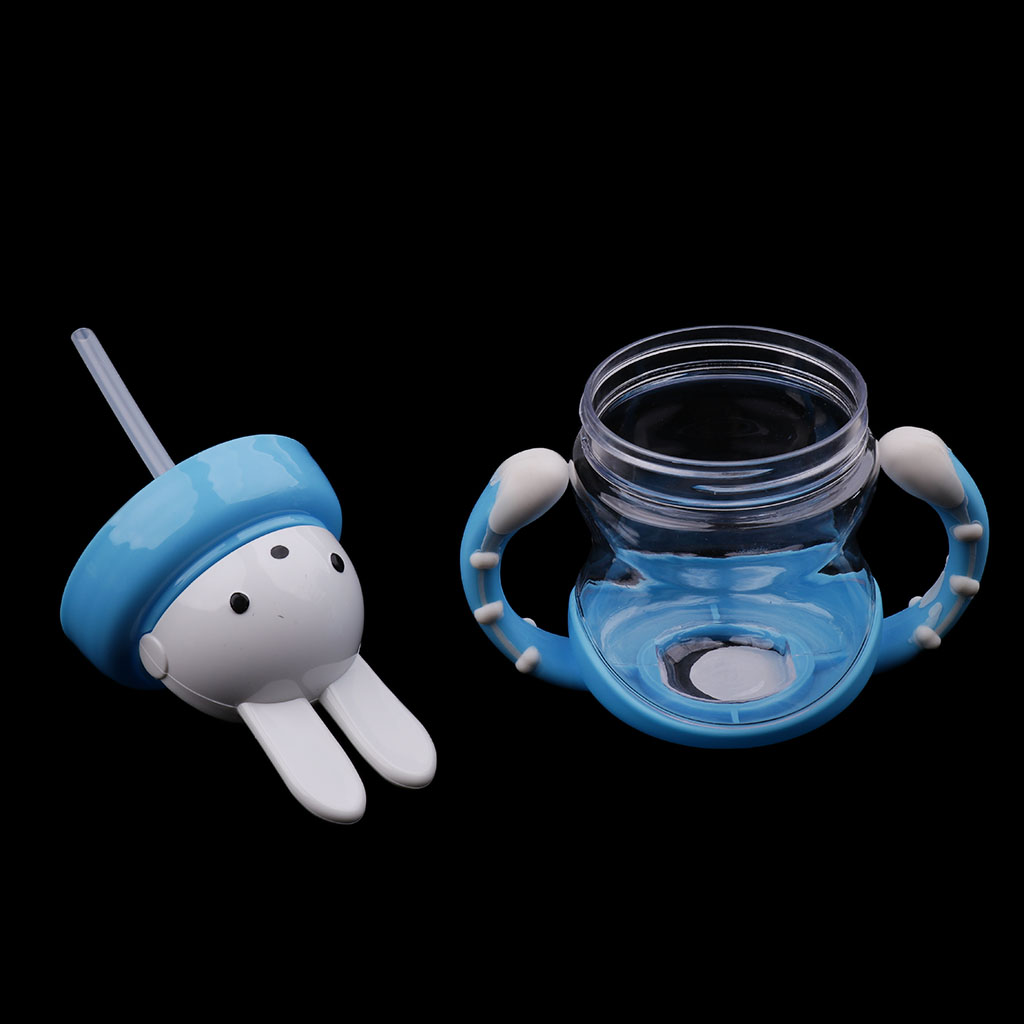 240 ML BPA Frei Kleinkind Trinkbecher Baby Kinder Nicht Spill Stroh