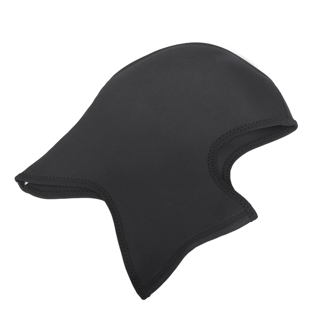 3mm Black Scuba Diving Waterproof Warm Diving Wetsuit Beanie Hood M