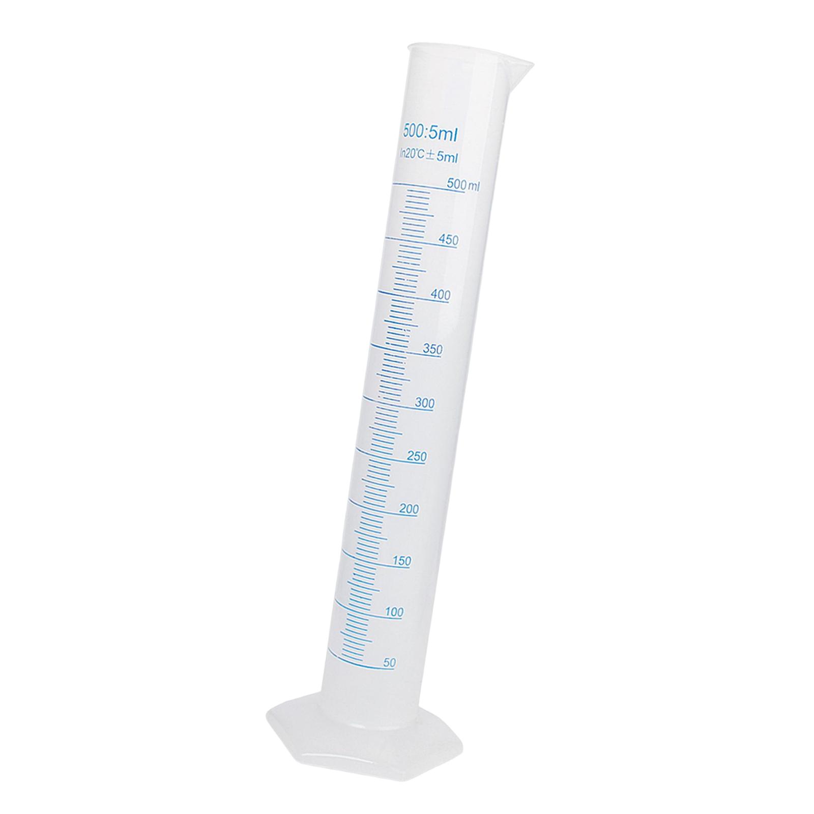 500ml Transparent Plastic Graduated Cylinder