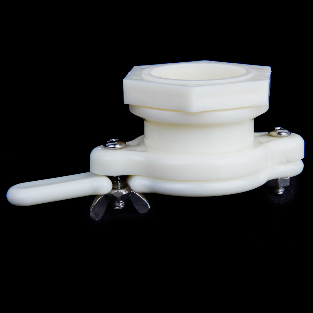 38mm Functional White Plastic Hive Honey Gate Valve Beekeeping Tool