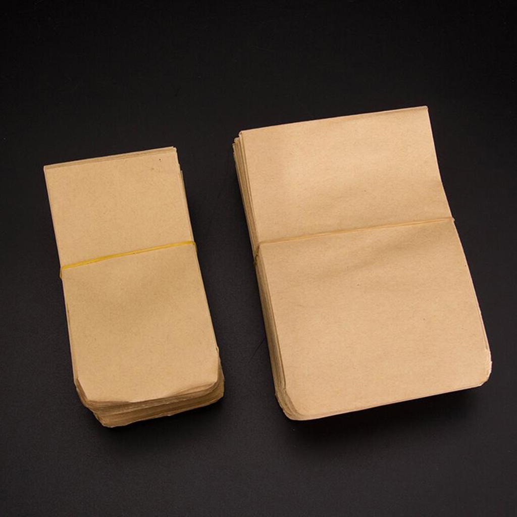 100pcs Vintage Kraft Paper Bags Hybrid Seed Corn Farm Pollen Bag Sack