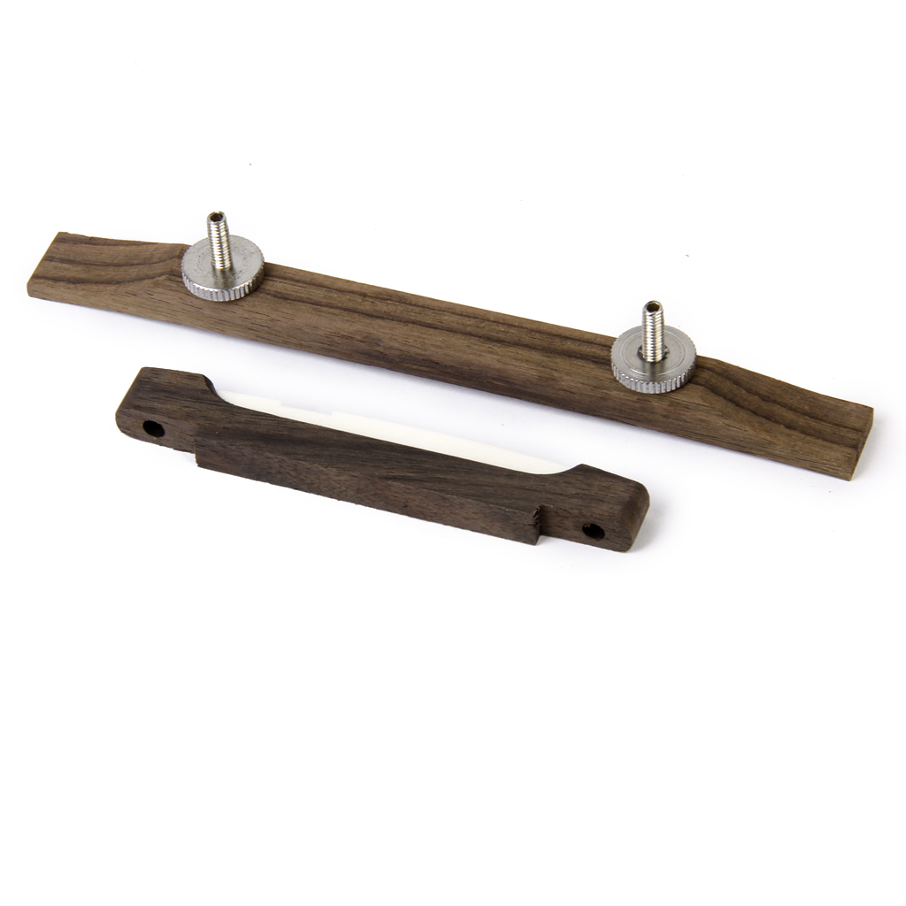 Rosewood Bridge with Bone Saddle for Archtop Jazz Guitar