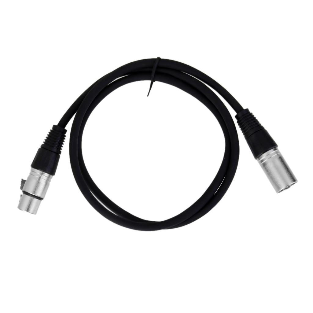 XLR Male to Female Balance 3pin MIC Shielded Microphone Audio Cable 1M