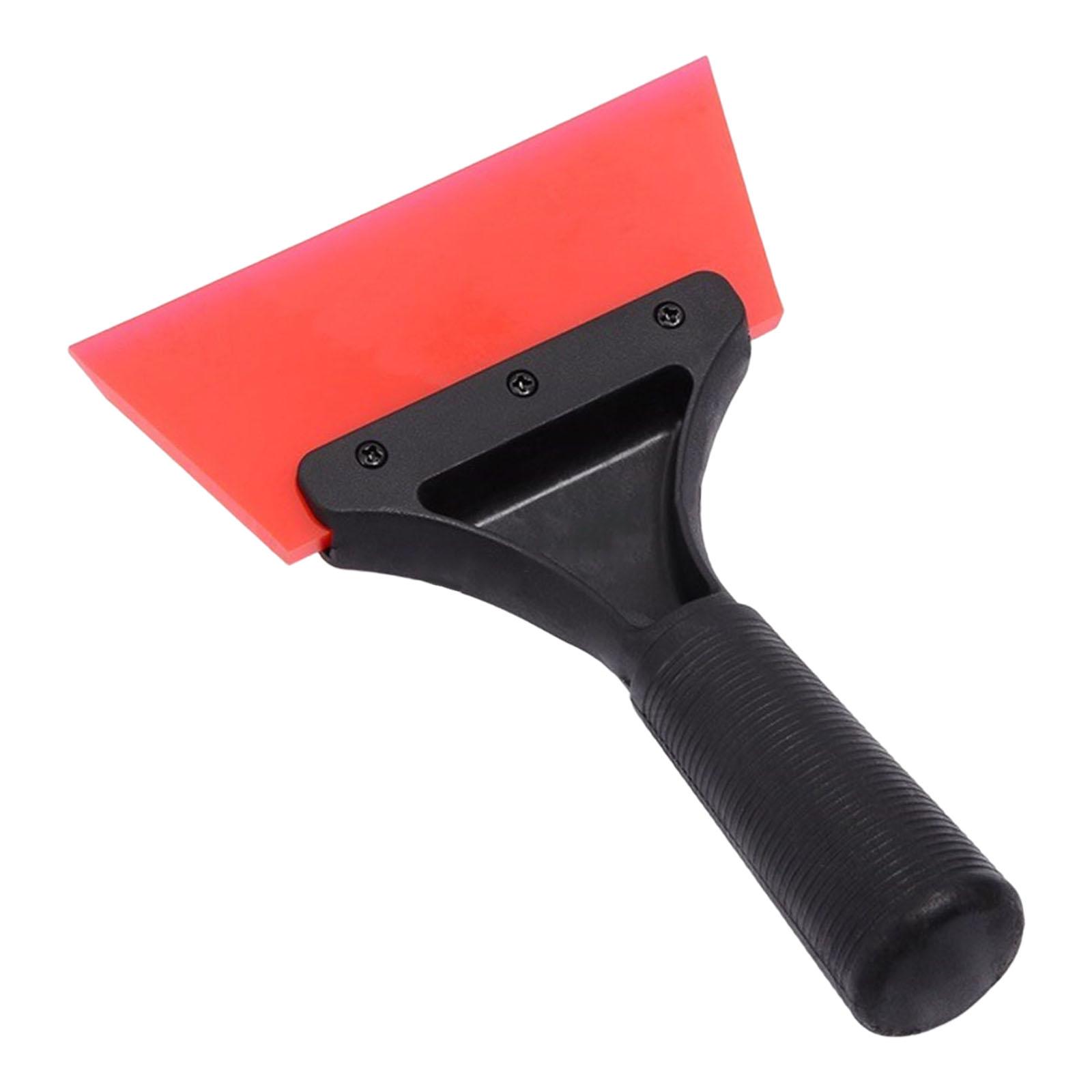 Auto Windshields Rubber Window Squeegee for Bathroom All Purpose Handy Red