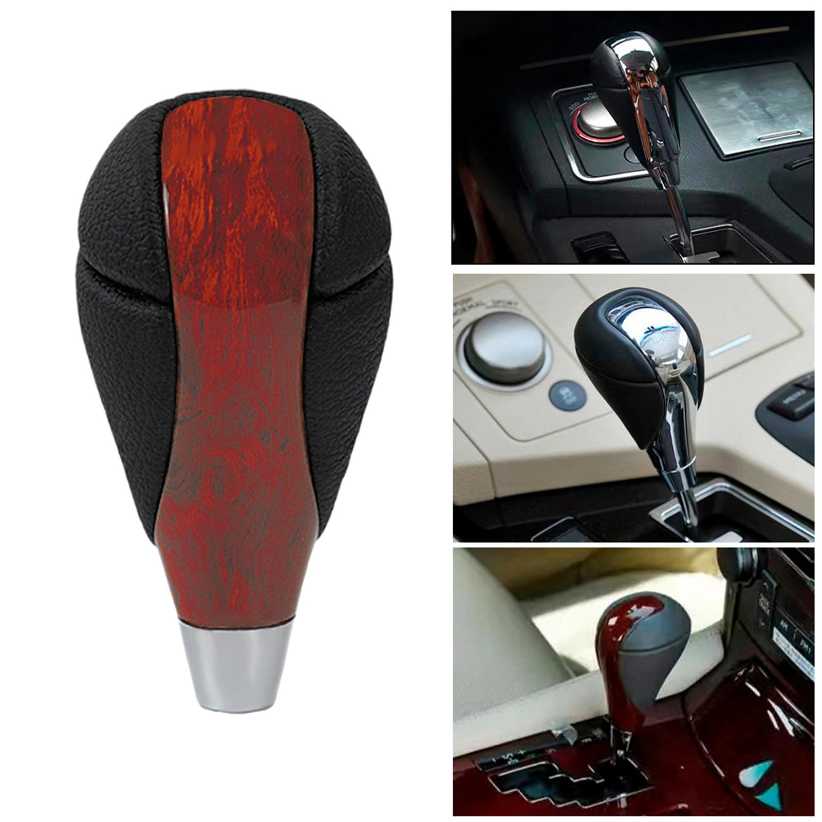Car Gear Shift Knob PU Leather for Toyota Lexus ES300 GS300 IS250 LS460 Red