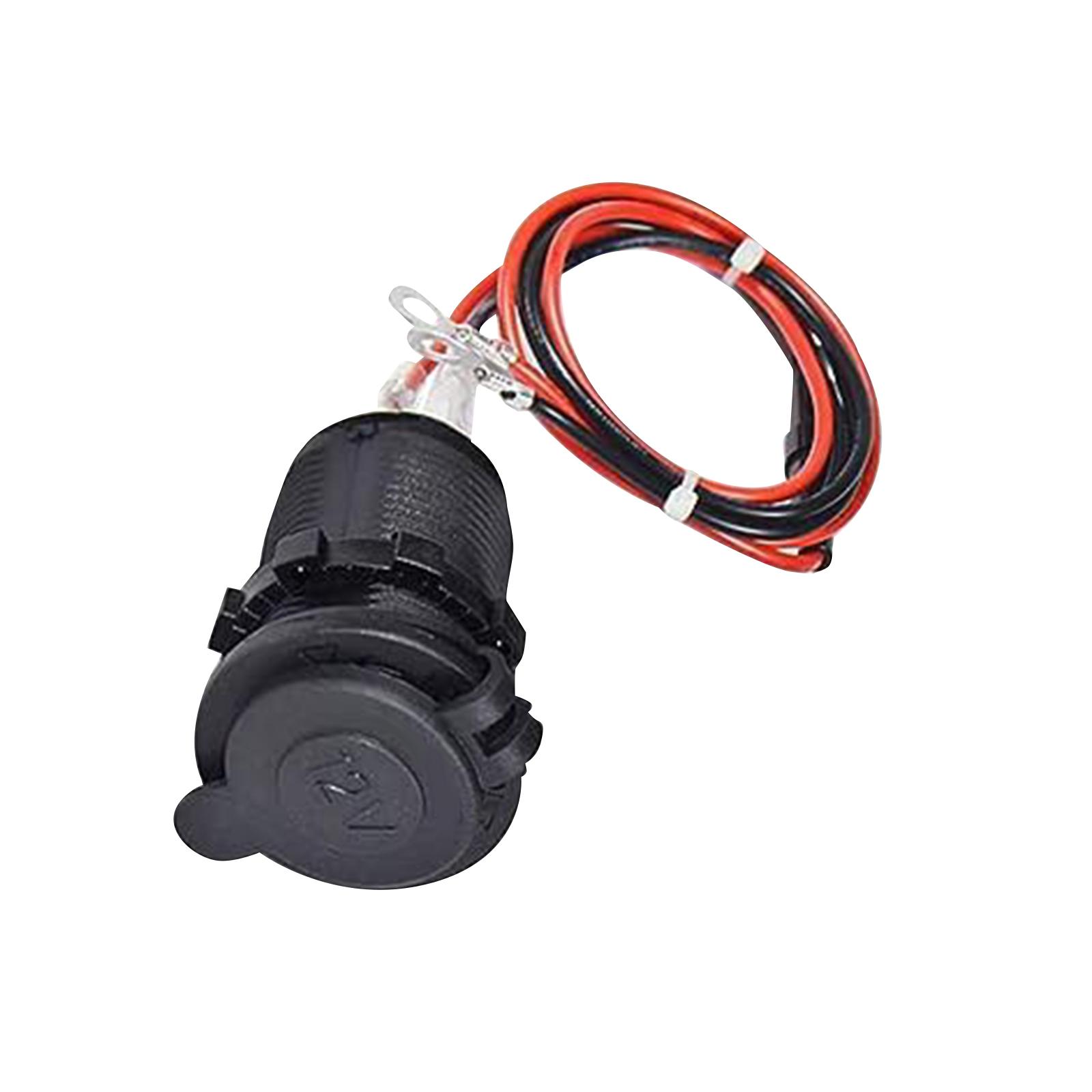 Car Cigarettes Lighter Socket Female Power Outlet Socket for Marine ATV