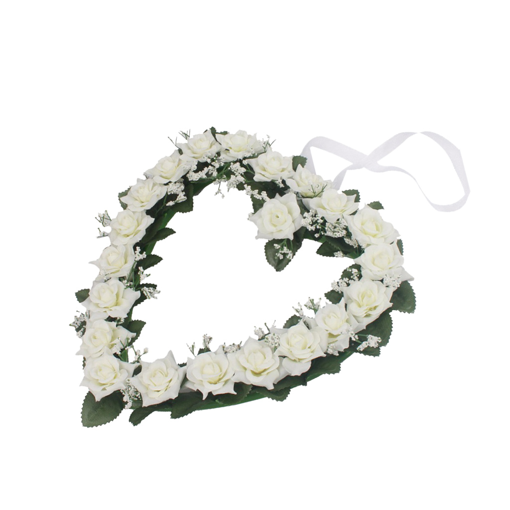 HERZ Rosa Rattan Girlande Auto Dekoration Autoschmuck ...