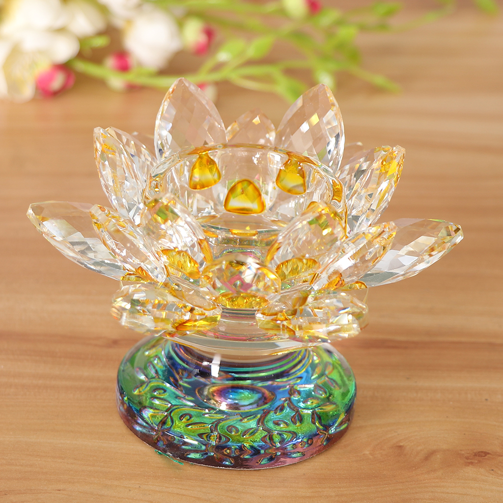 Windlicht Set Kristall Glas Stil Murano Teelicht Handgefertigt Kerzenhalter Edel