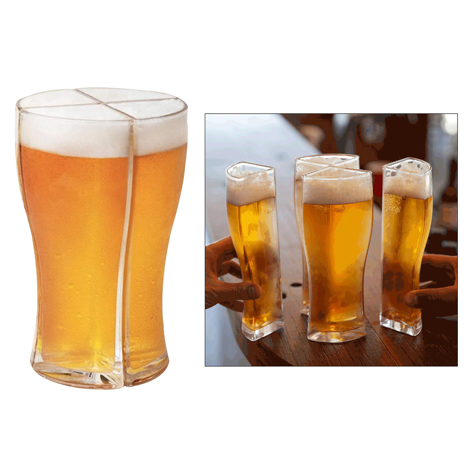 Schooner Acrylic Home Beer Glass Beer Drinks Cup Beverage Stein Bottle Mug L