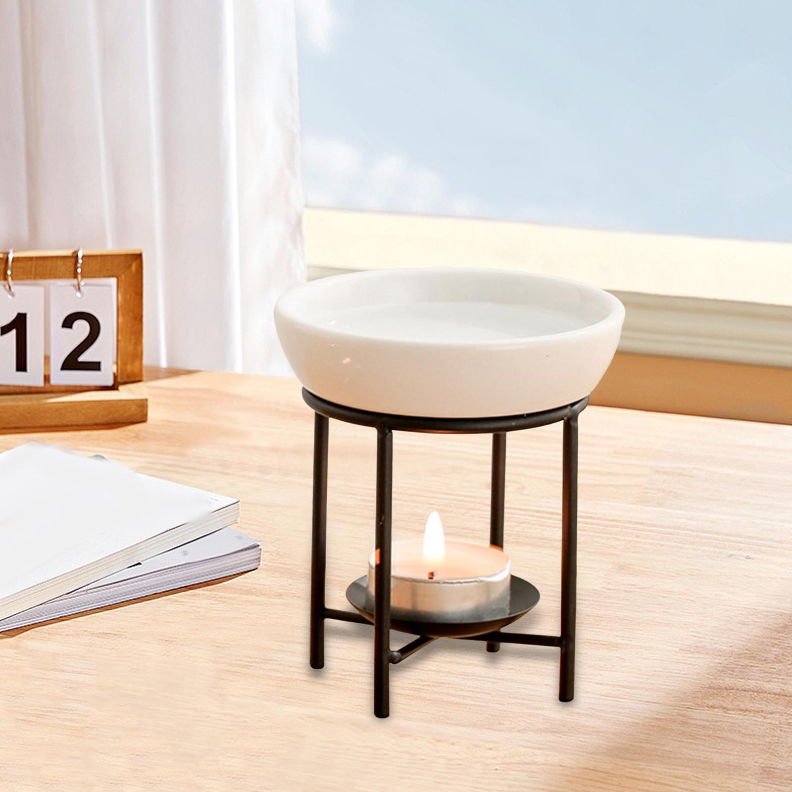 Essential Oil Burner Diffuser Tealight Holder for Bedroom Office Living Room