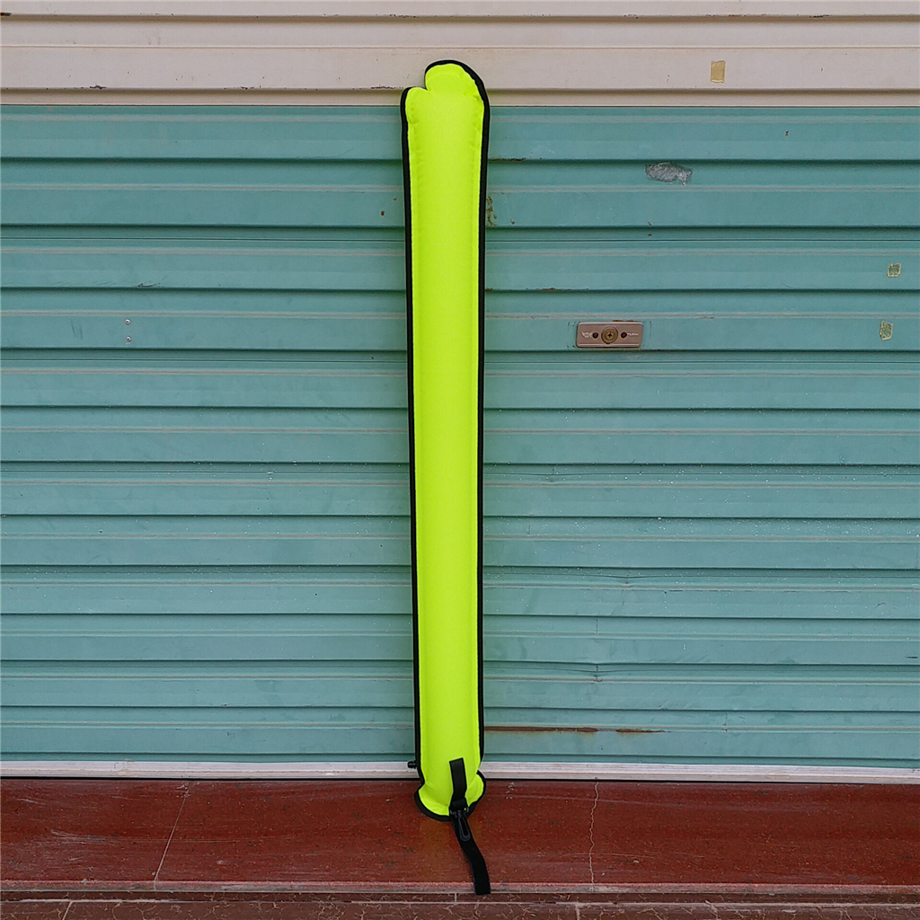 4Ft Scuba Diving Surface Marker Buoy SMB Underwater Safety Buoy Float Yellow