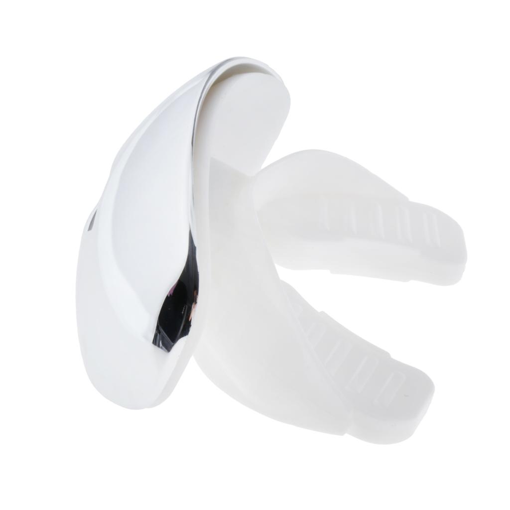 2xSports Mouthguard Adult Mouth LIP Teeth Protector Guard Shield Silver