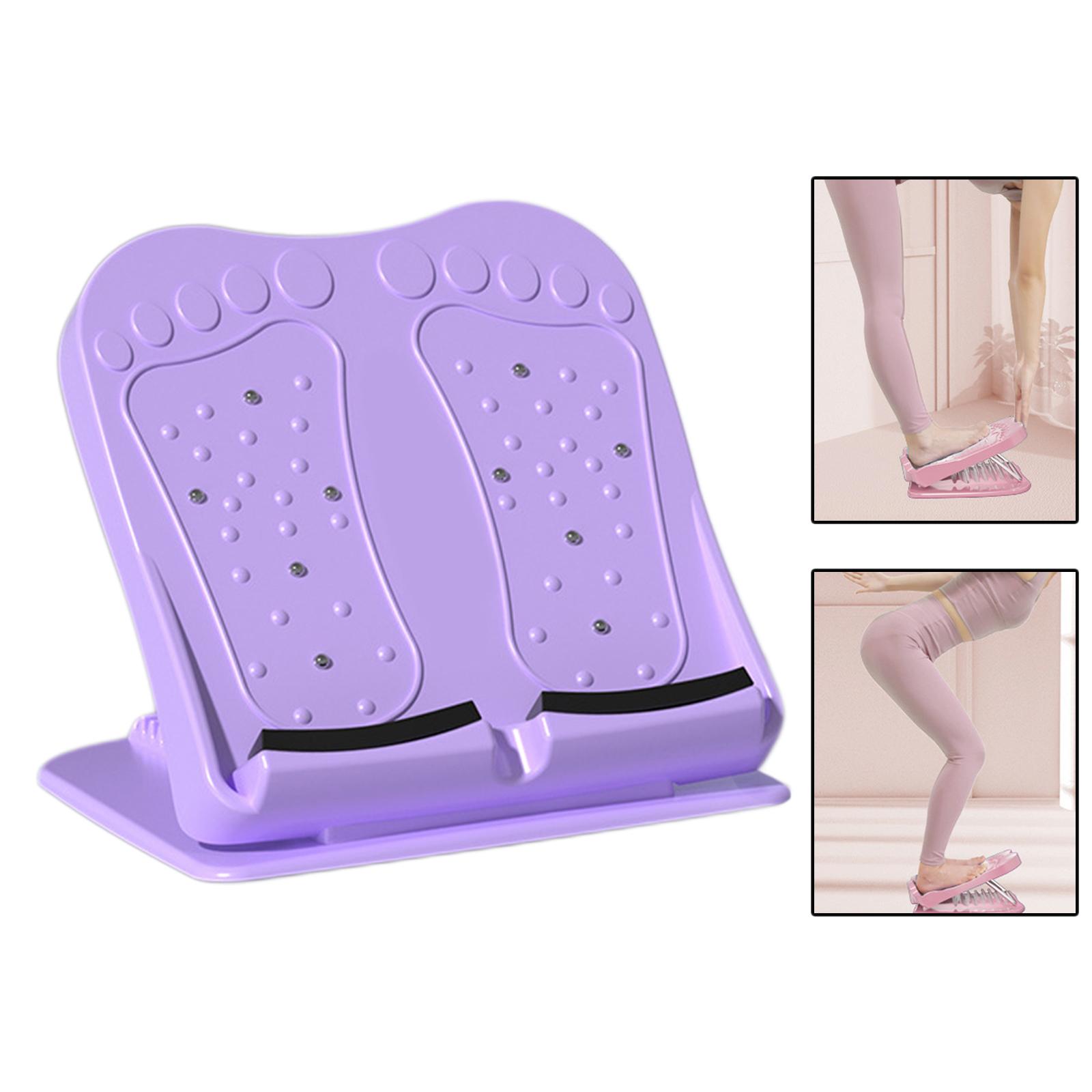 Slant Board Calf Stretcher Calf Stretch Wedge Plastic for Legs Calves Heel Purple