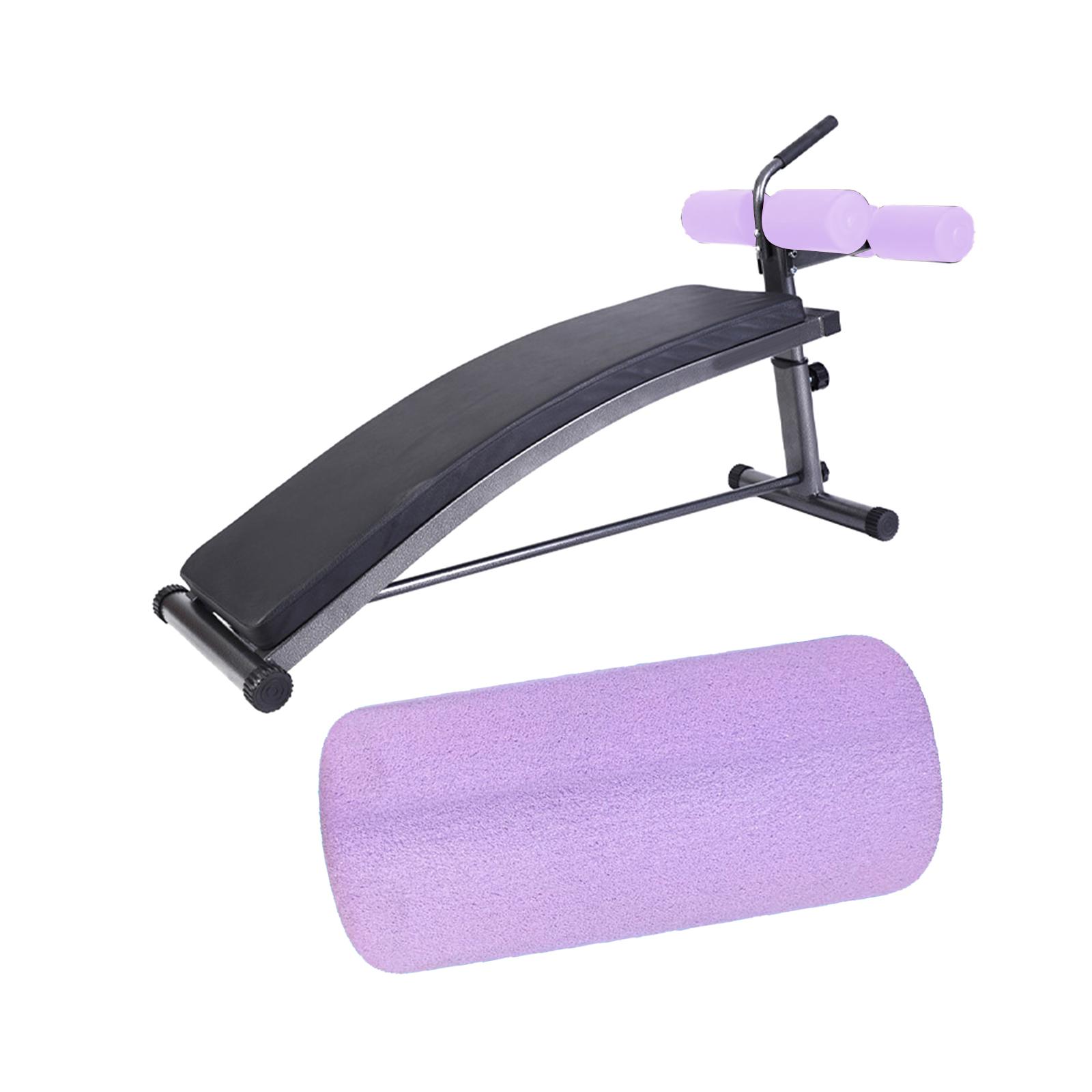 Foam Foot Pads Rollers for Weight Bench Abdominal Trainer Workout Machine Violet