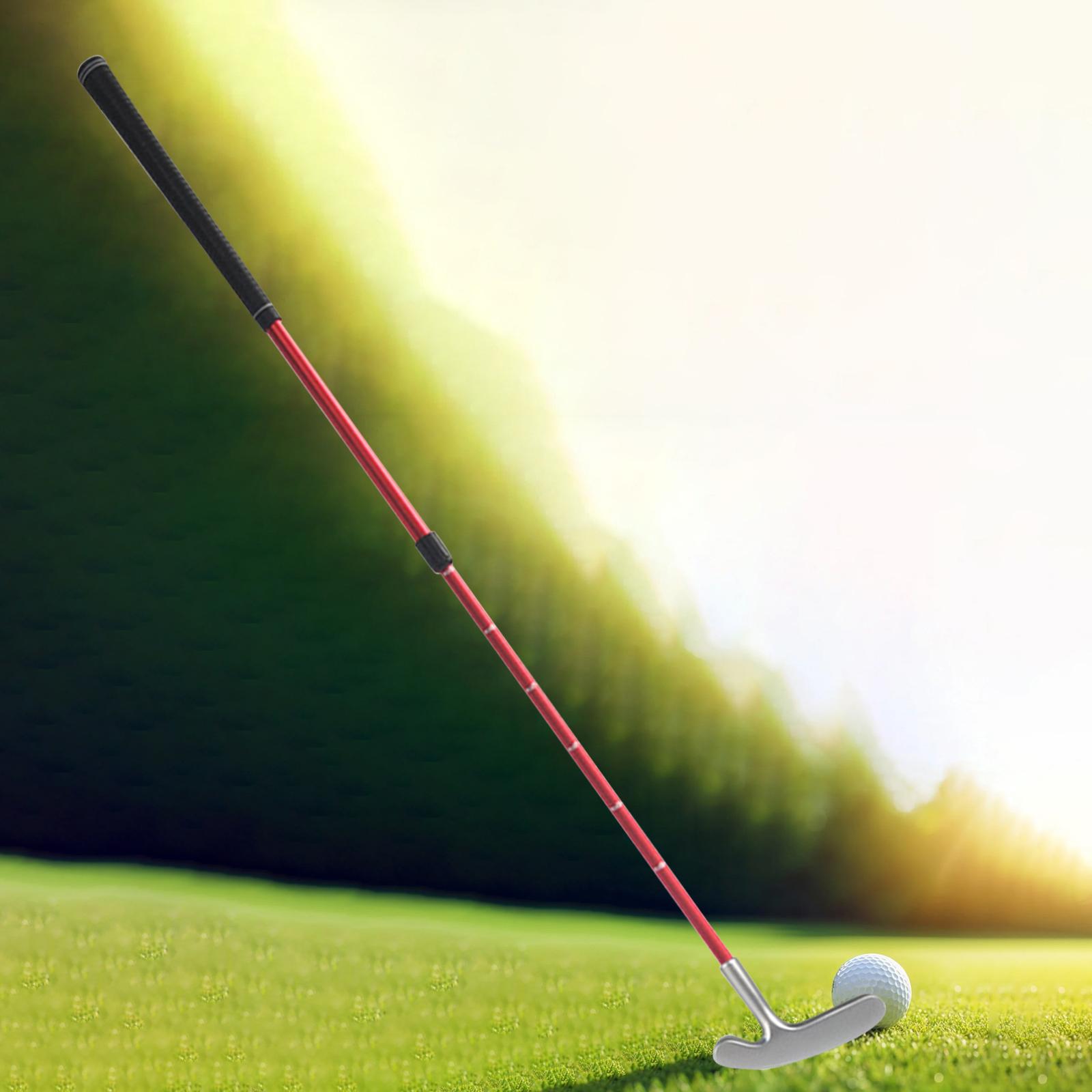 Telescopic Golf Putter Children Adjustable Length Adults Two Way Golf Putter Red