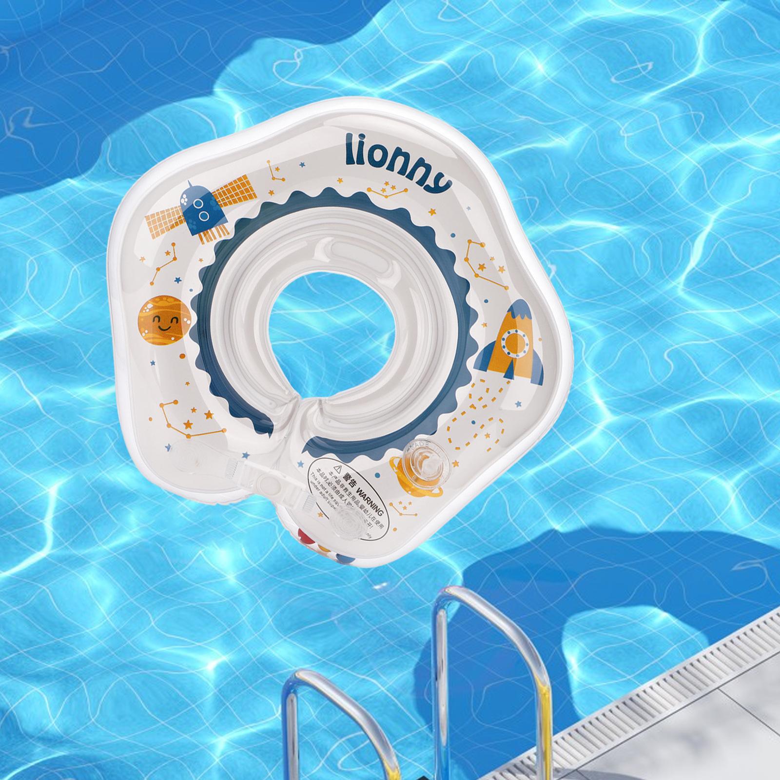 Baby Swim Float Water Float Transparent Lightweight Inflatable Swimming Ring