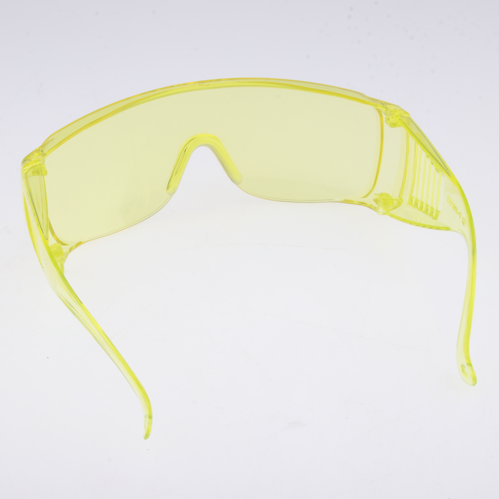 yellow safety goggles