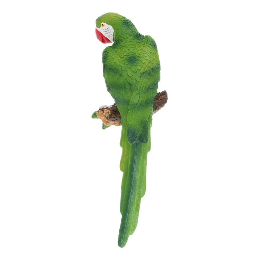 tropical bird figurines