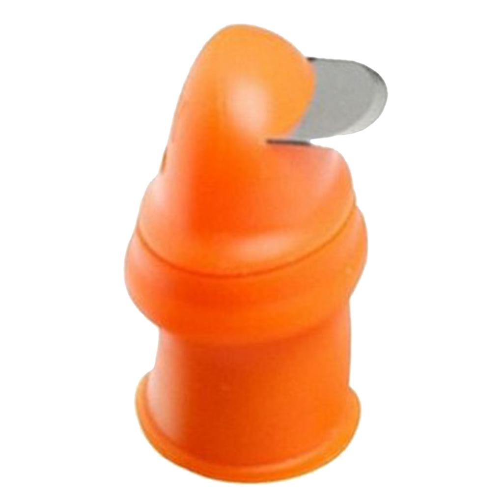 Silicone Thumb Knife Vegetable Cutter Finger Thumb Plant Cutter Round_Large