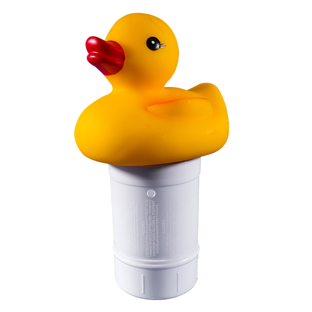 Cute Duck Large Capacity Swimming Pool Chemical Dispenser Strong Floating