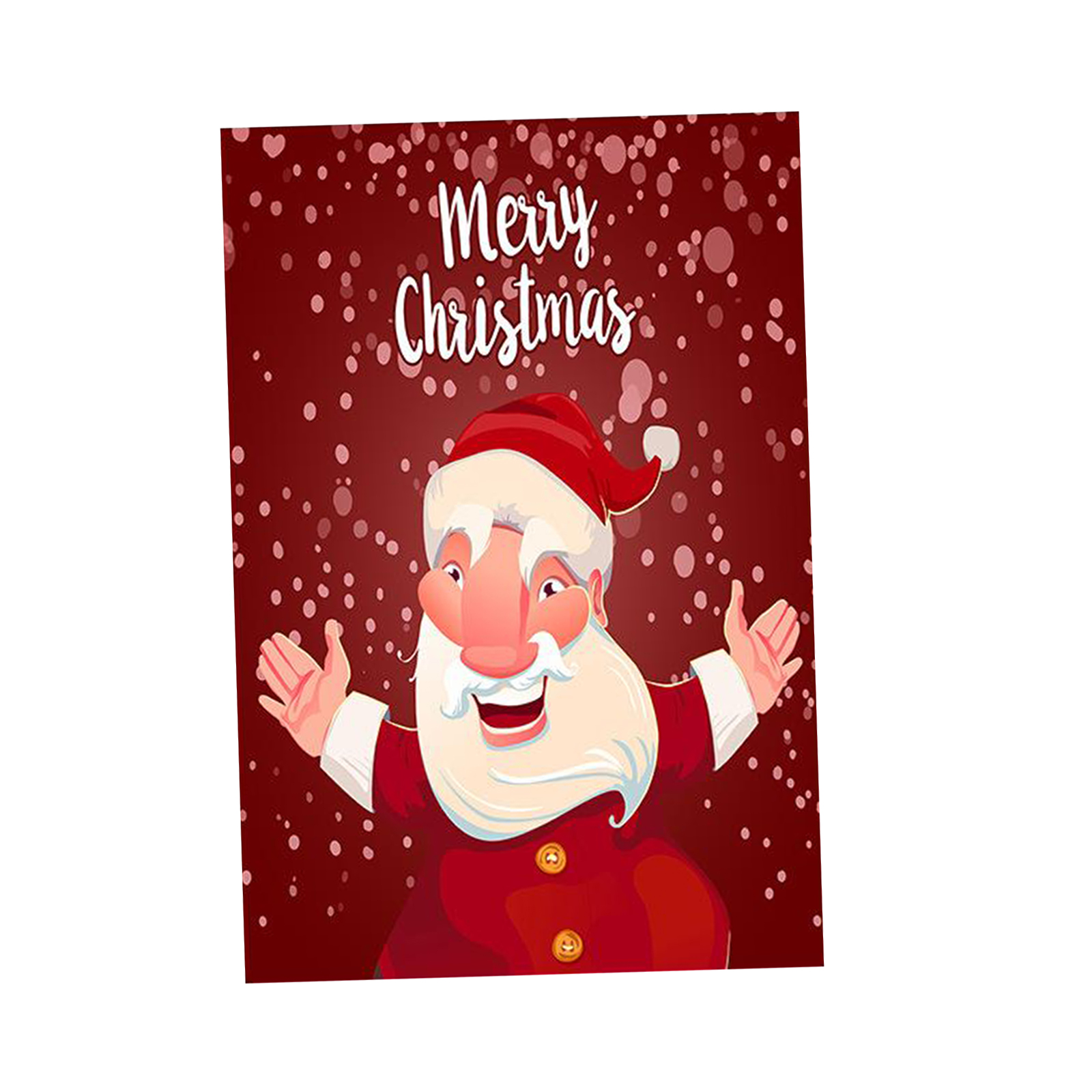 Outside Garden Yard Lawn Banner Flag Christmas Santa Flag Laughing Santa_1