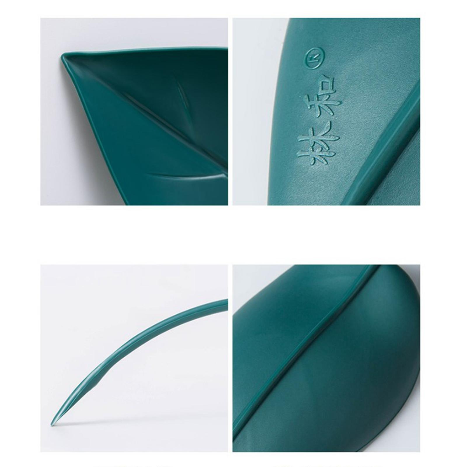 4x10x Leaf Shape Plant Pot Watering Funnel Home Garden Spikes Dark Blue